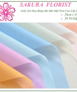 giấy gói hoa bóng mờ