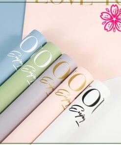 giấy gói hoa in chữ everyday i love you